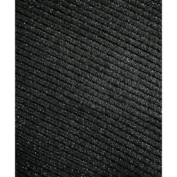 SMF Black Sparkle Sleeveless Turtleneck - Picture 3 of 6